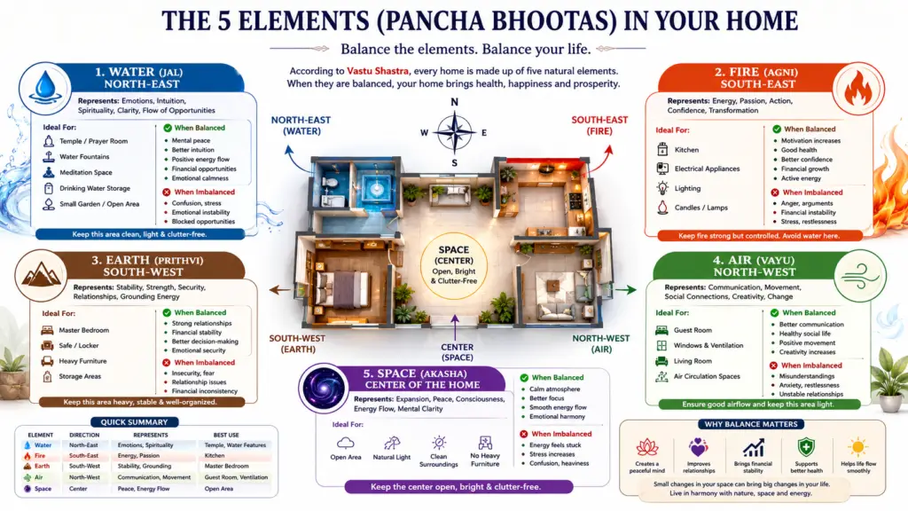 the 5 elements (pancha bhootas)