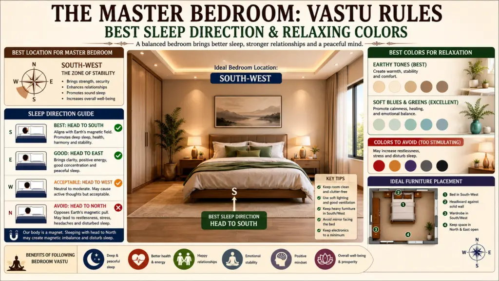 the master bedroom vastu