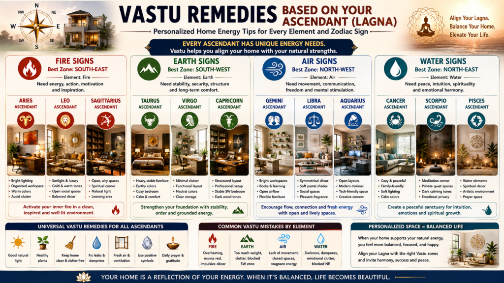 Vastu Remedies Based on Your Ascendant