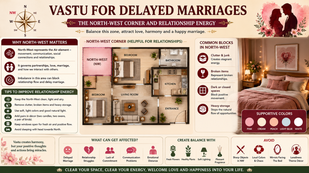 vastu for delayed marriages