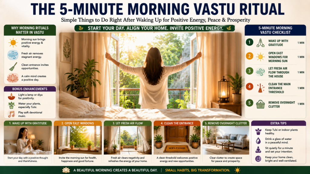 The 5-Minute Morning Vastu Ritual