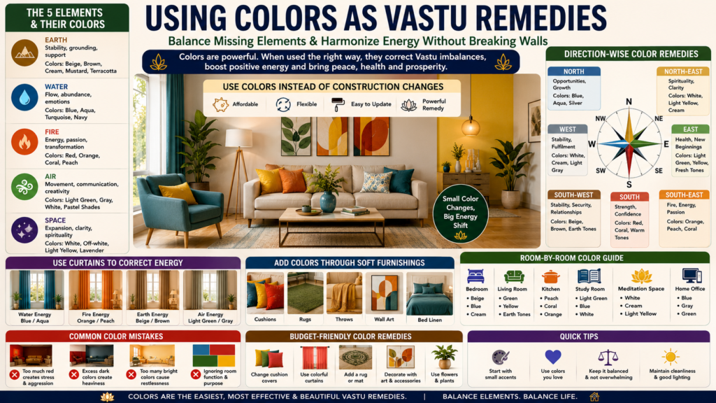 Using Colors as Vastu Remedies