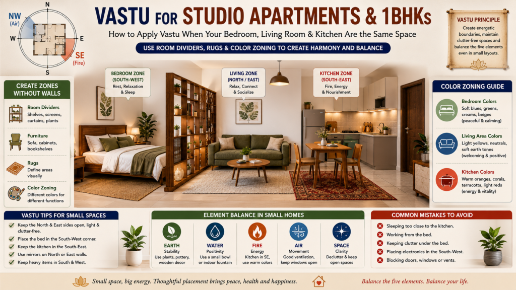 vastu, studio apartments